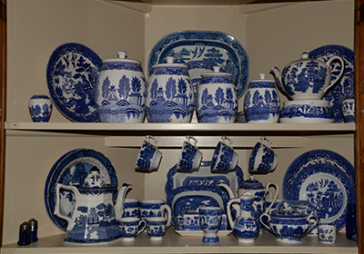 blue willow ware