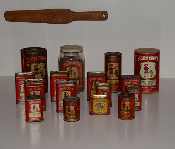 Antique Buster Brown spice collection