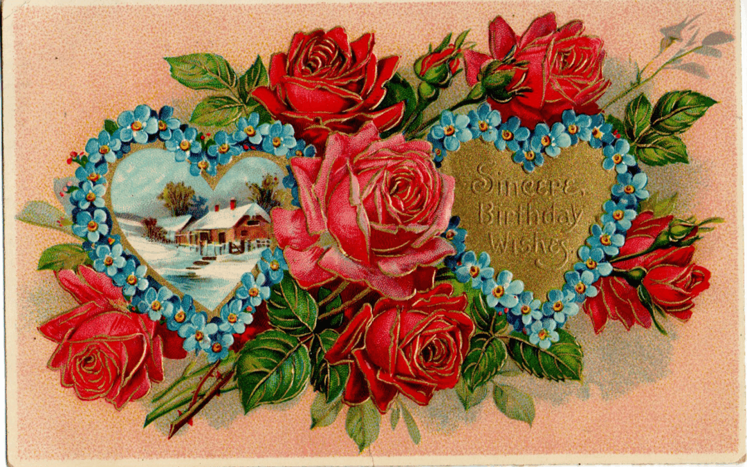 Celebrate the Past with Antique Birthday Postcards