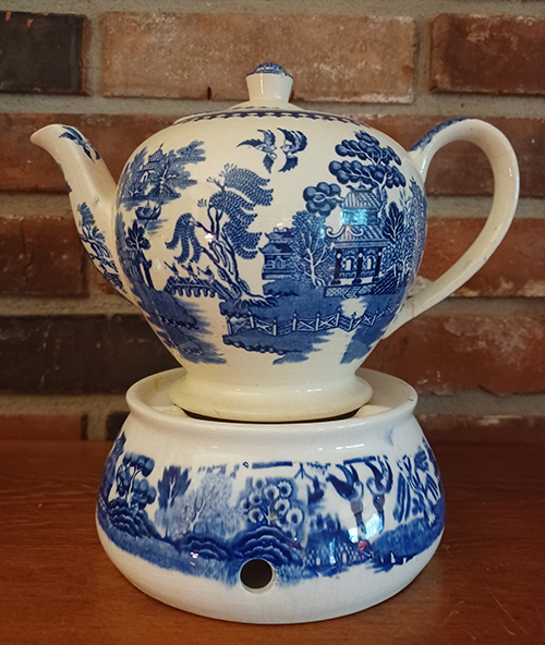 Woman in care of rose anitque birthday card