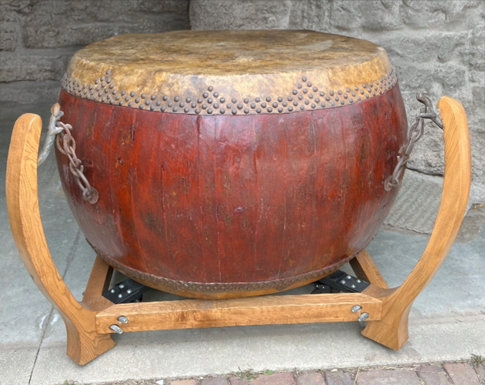 antique drum