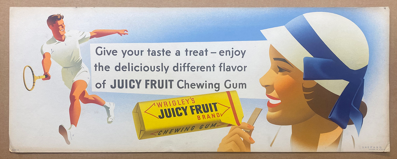 juicy fruit ad poster